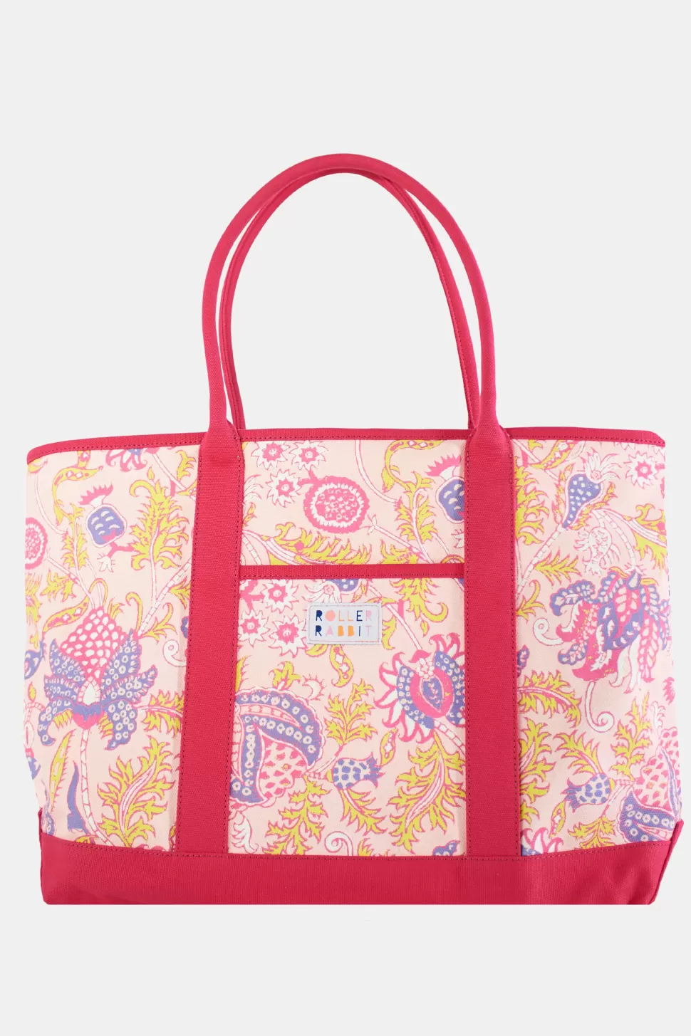 Roller Rabbit Amanda Canvas Tote Light Pink Store