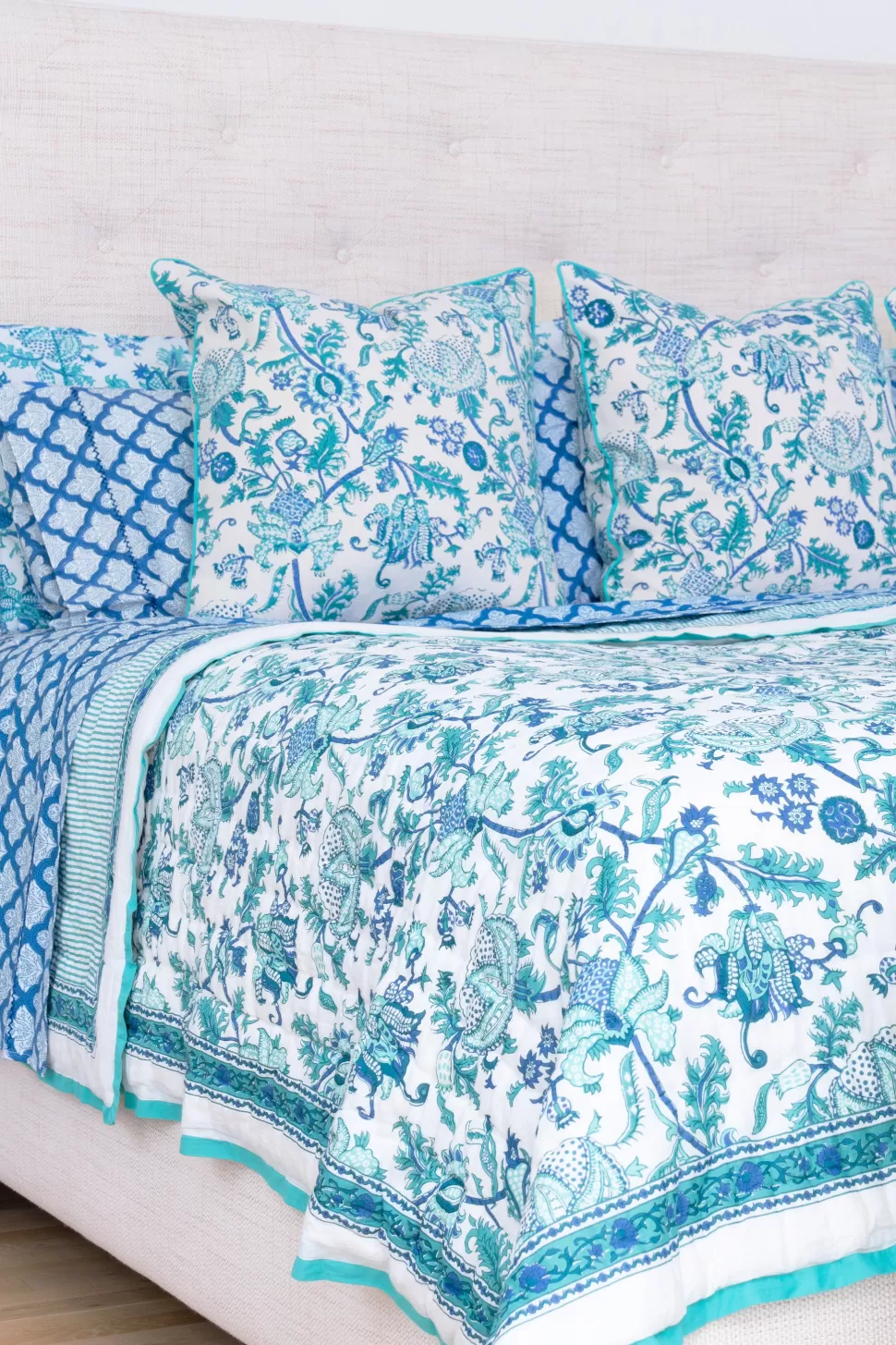 Roller Rabbit Amanda Quilt Turquoise Outlet