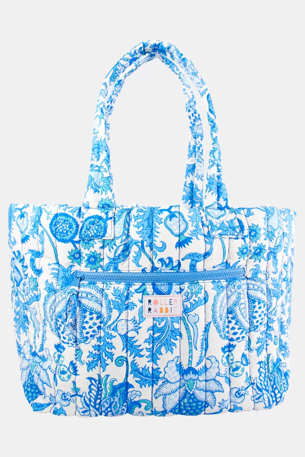 Roller Rabbit Amanda Quilted Tote Blue Best