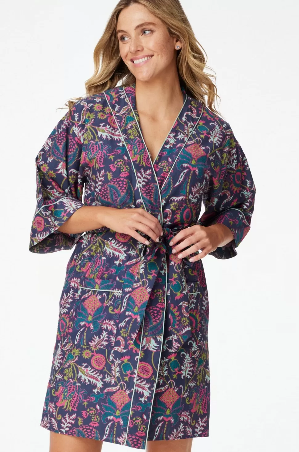 Roller Rabbit Amanda Zelda Robe Midnight Shop