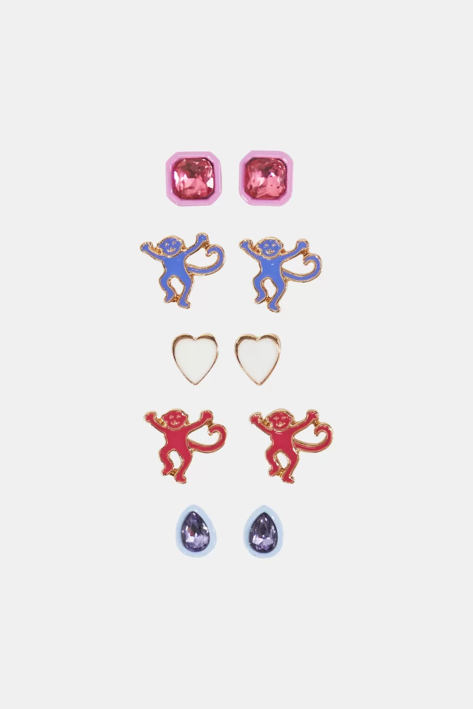 Roller Rabbit Core Gem Earring Pack Multi Cheap