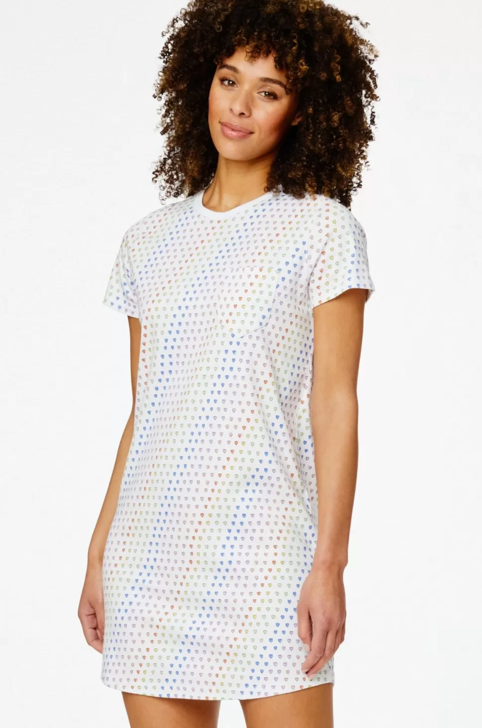 Roller Rabbit Disco Hearts T-Shirt Dress Rainbow Online