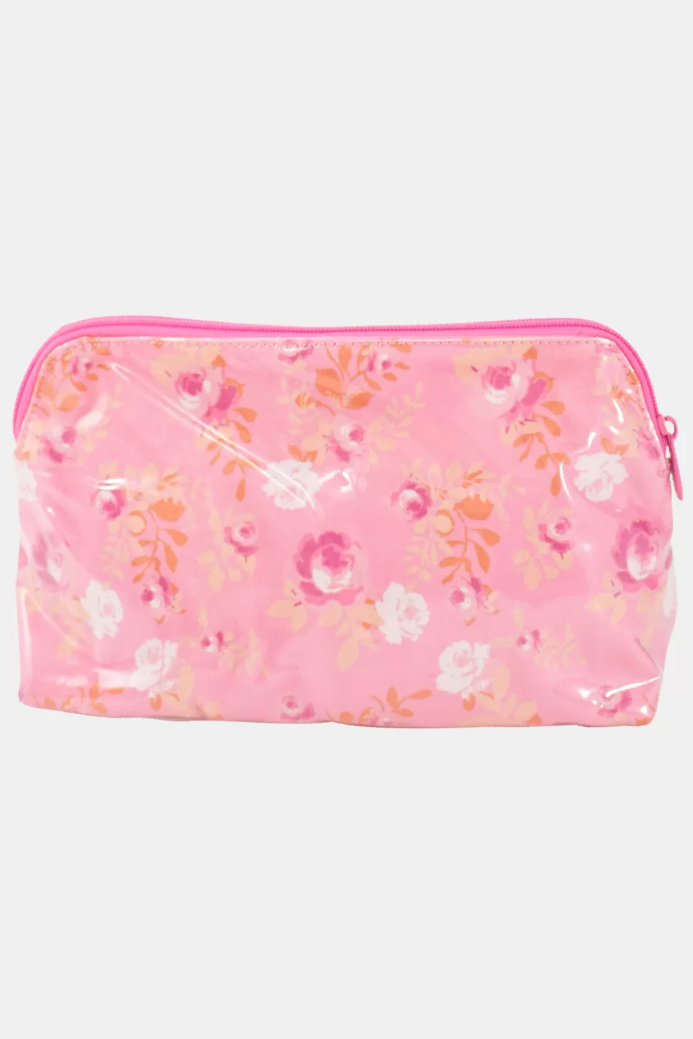 Roller Rabbit Ditsy Rosalia Makeup Bag Pink Hot