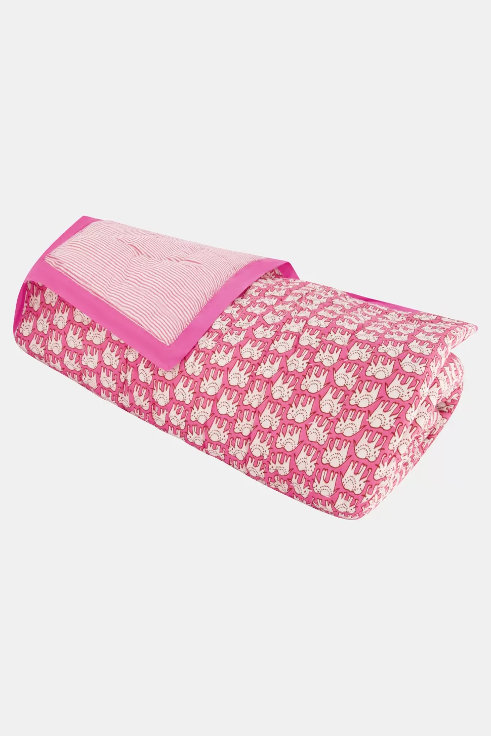 Roller Rabbit Hathi Baby Quilt Pink Outlet