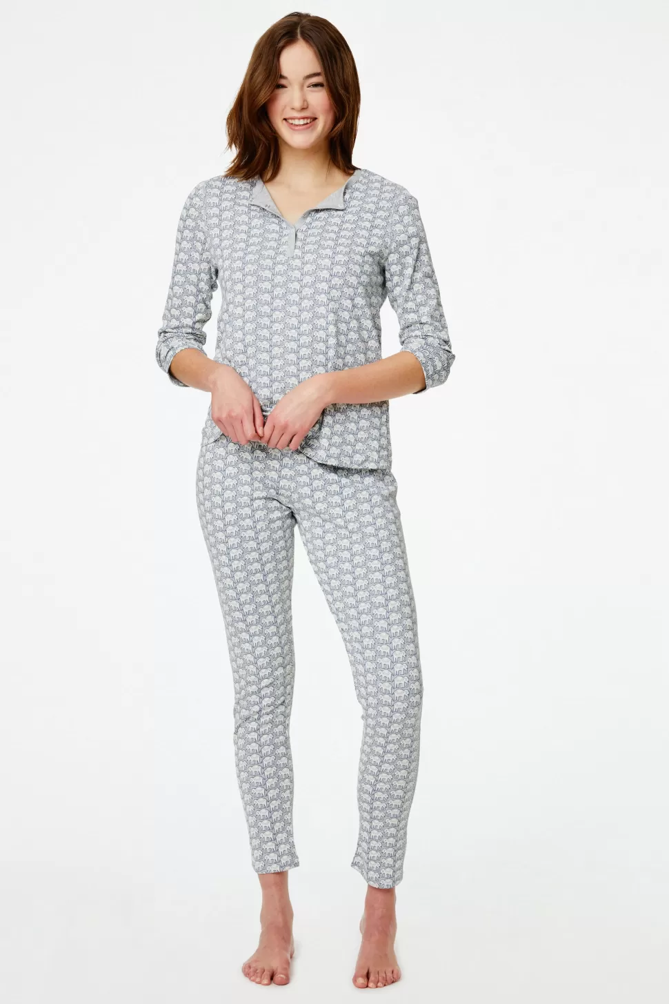 Roller Rabbit Hathi Pajamas Grey Online