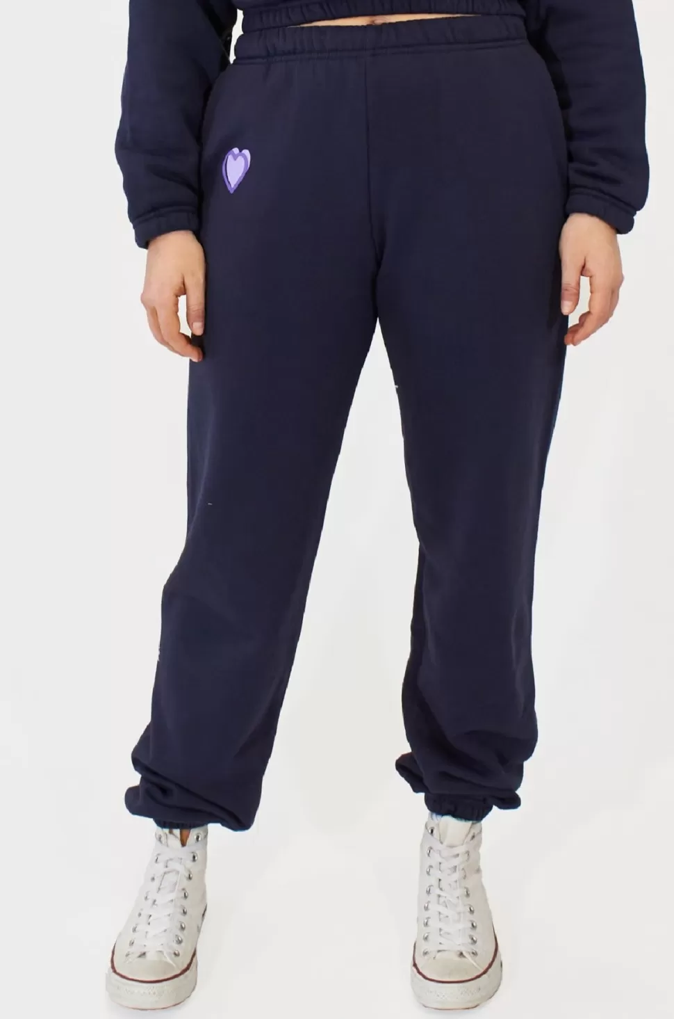 Roller Rabbit Heart Puff Sweatpant Navy Fashion