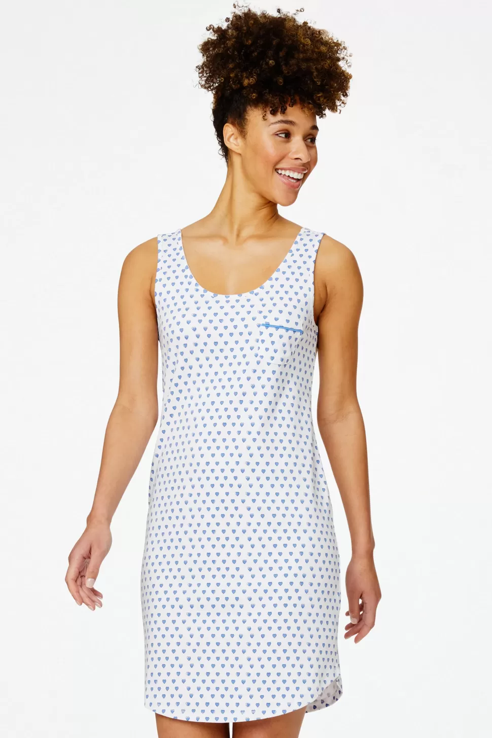 Roller Rabbit Hearts Alba Sleep Dress Blue Cheap