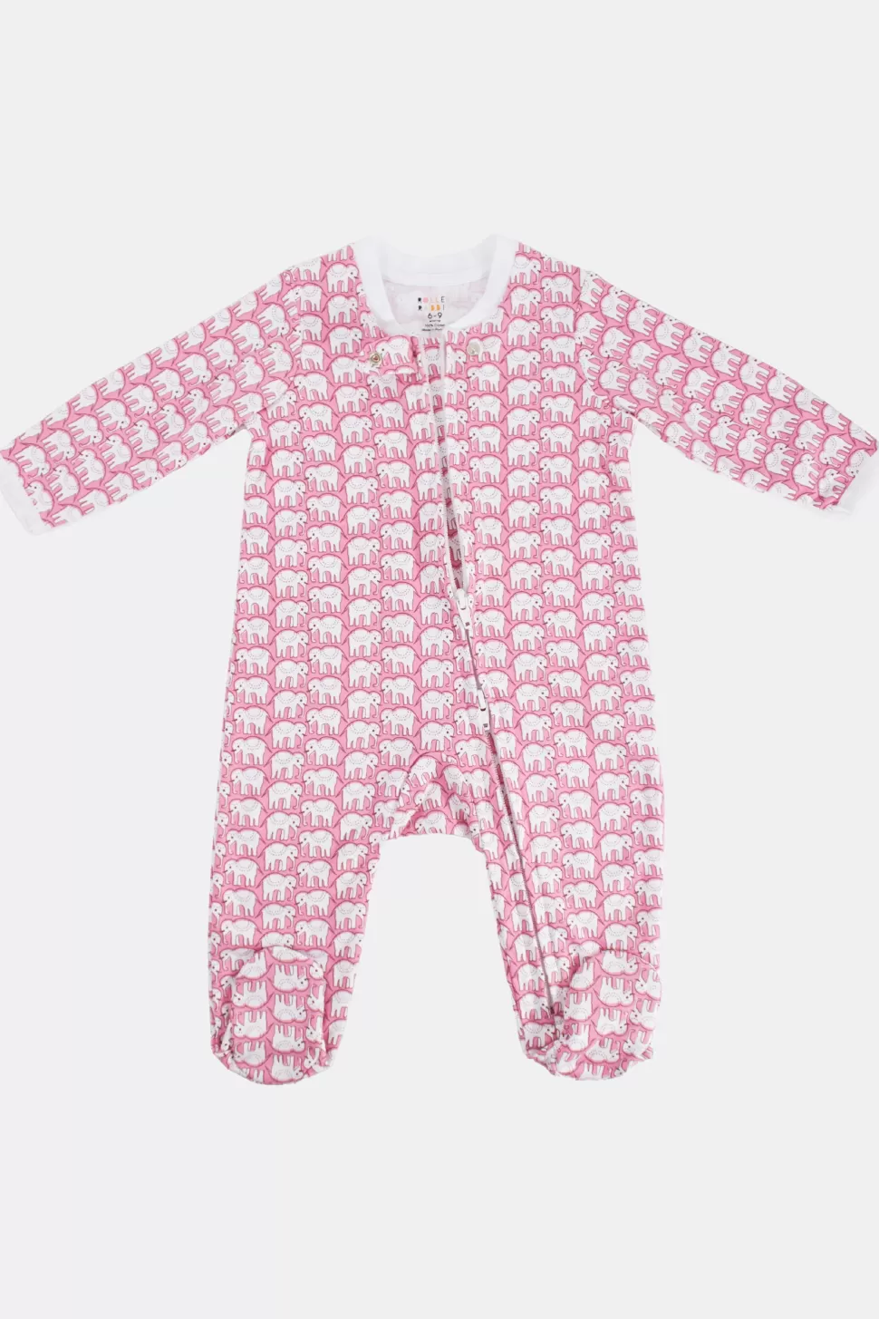 Roller Rabbit Infant Hathi Zipper Footie Pink Online