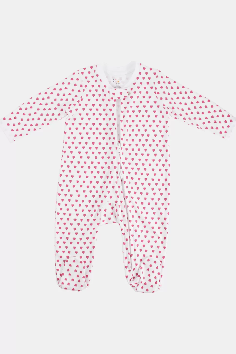 Roller Rabbit Infant Hearts Zipper Footie Pink Best