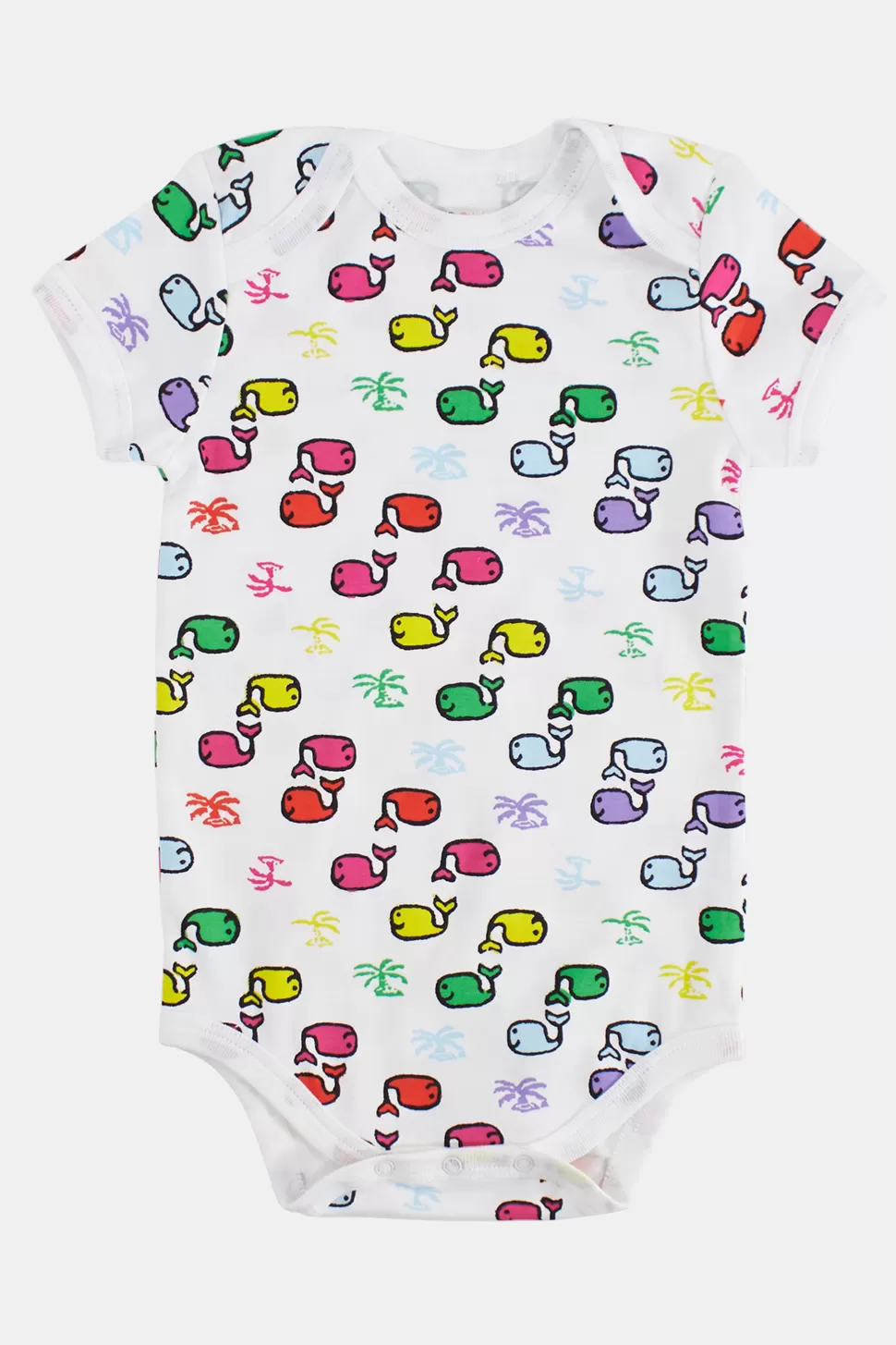 Roller Rabbit Infant Moby Paradise Short Sleeve Onesie Multi Shop