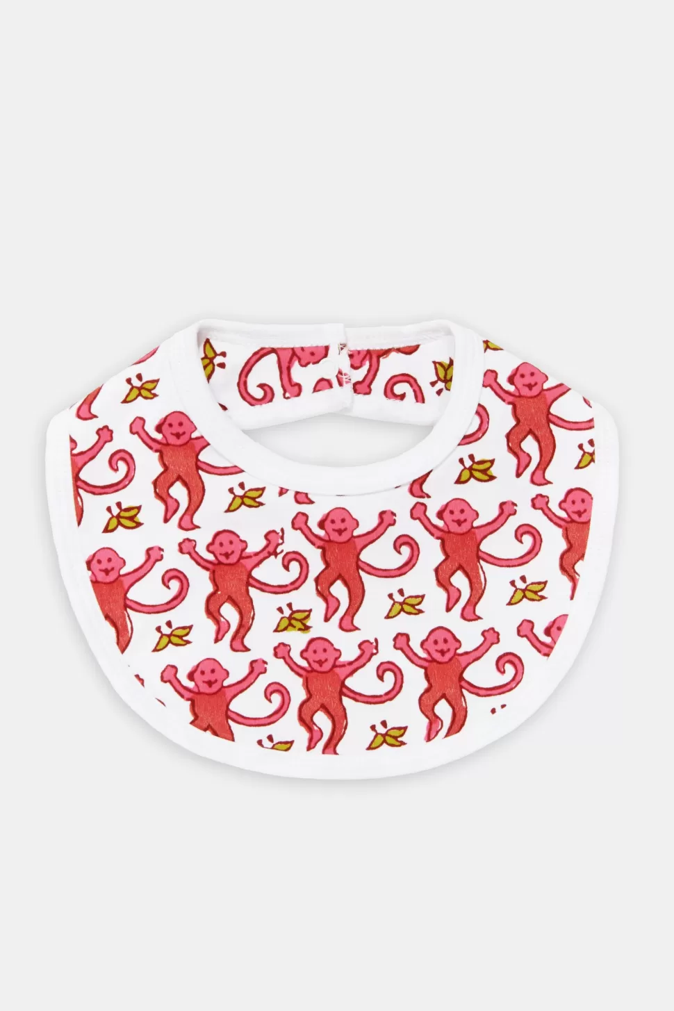 Roller Rabbit Infant Monkey Bib Pink Online