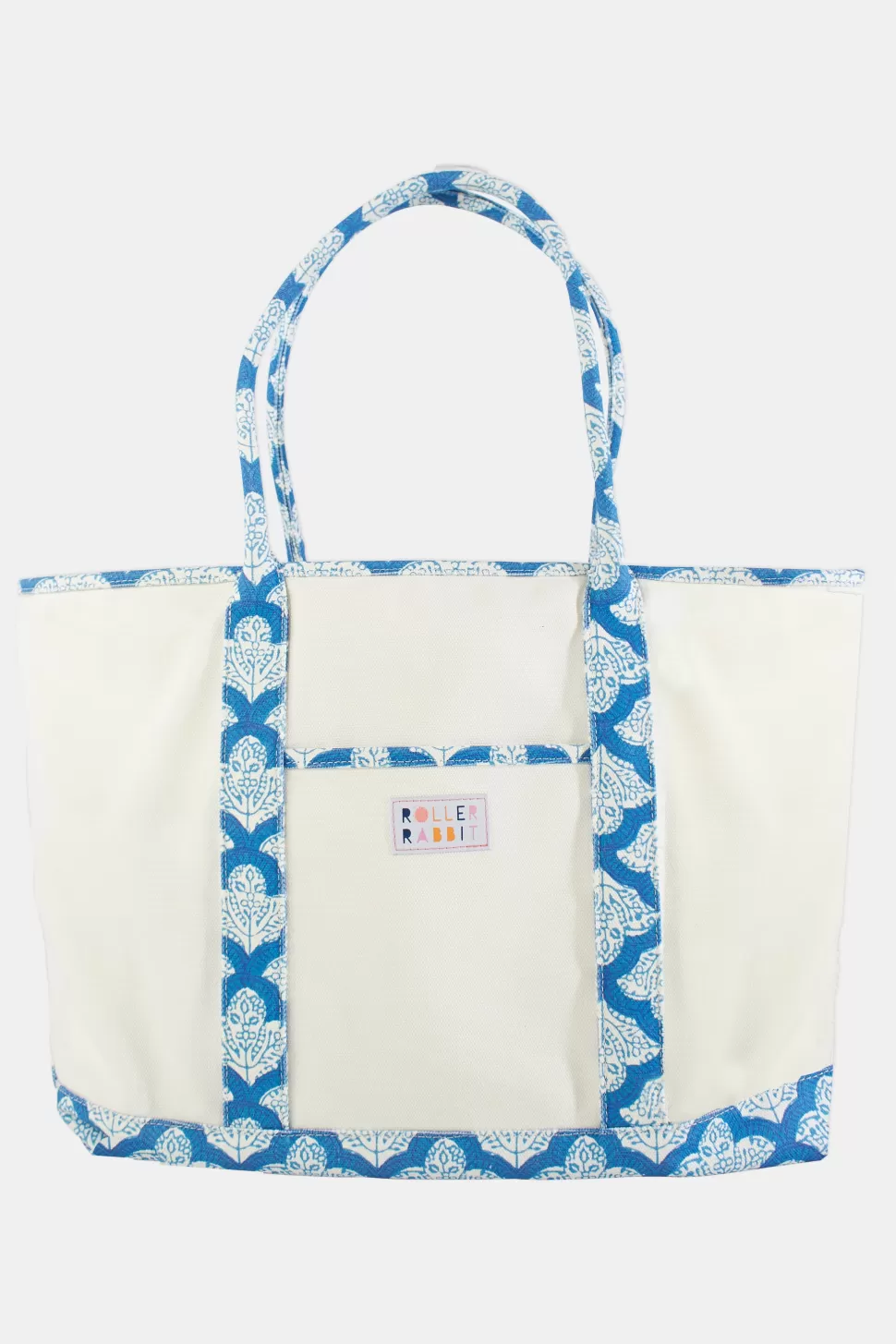 Roller Rabbit Jemina Canvas Tote Blue Store