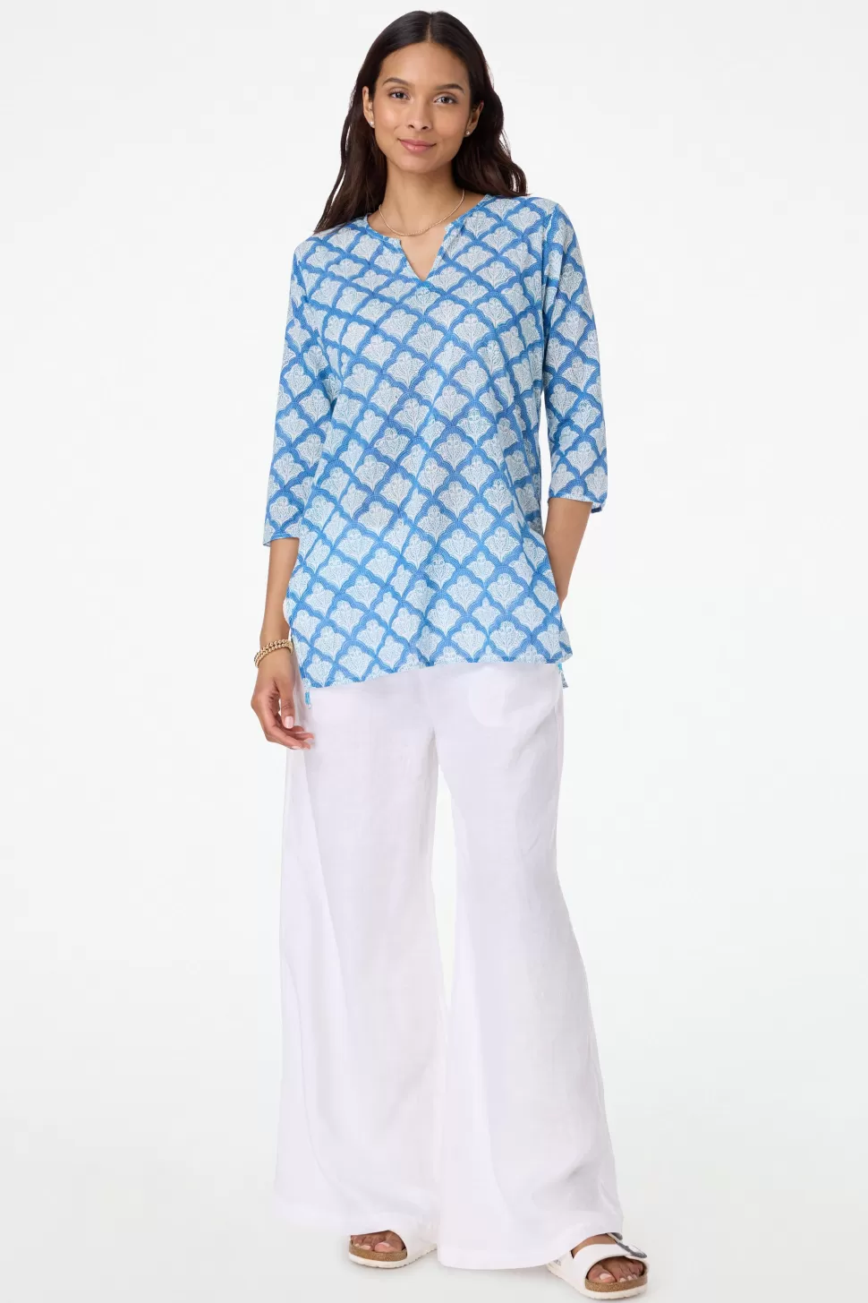 Roller Rabbit Jemina Kurta Blue Hot