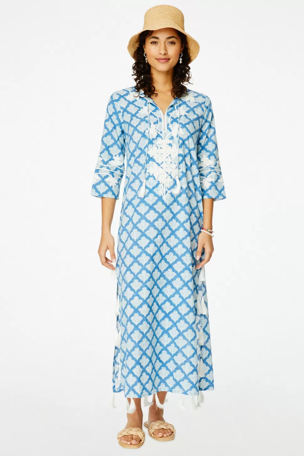 Roller Rabbit Jemina Punta Long Kurta Blue Flash Sale