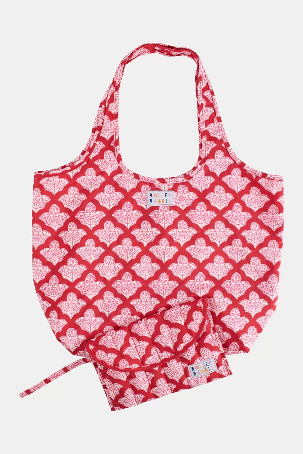 Roller Rabbit Jemina Reversible Shopping Tote Red Store