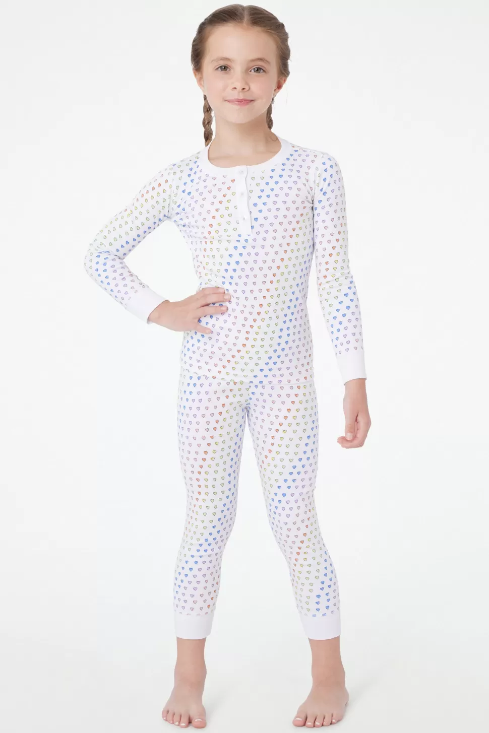 Roller Rabbit Kids Disco Hearts Pajamas Rainbow Cheap