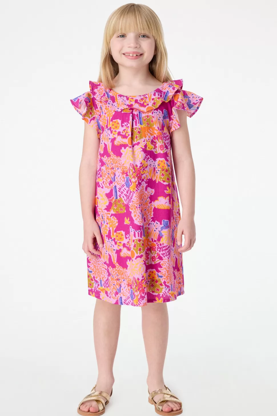 Roller Rabbit Kids Genevieve Scenic Brenna Dress Multi Outlet