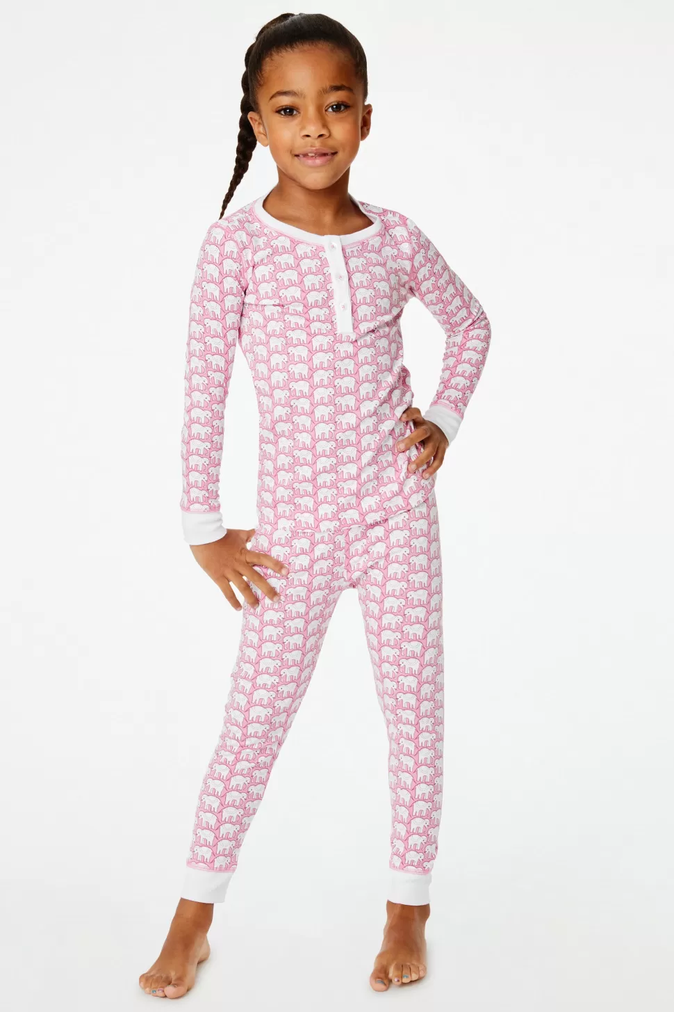 Roller Rabbit Kids Hathi Pajamas Pink Store