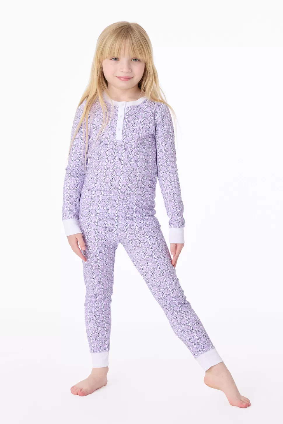 Roller Rabbit Kids Hathi Pajamas Lilac Shop