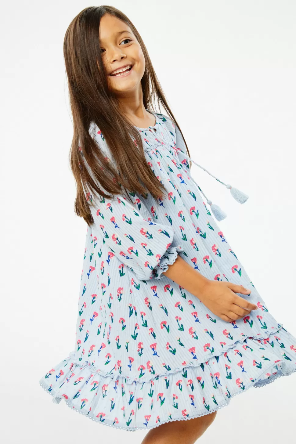 Roller Rabbit Kids Lerida Iria Dress Sky Best Sale