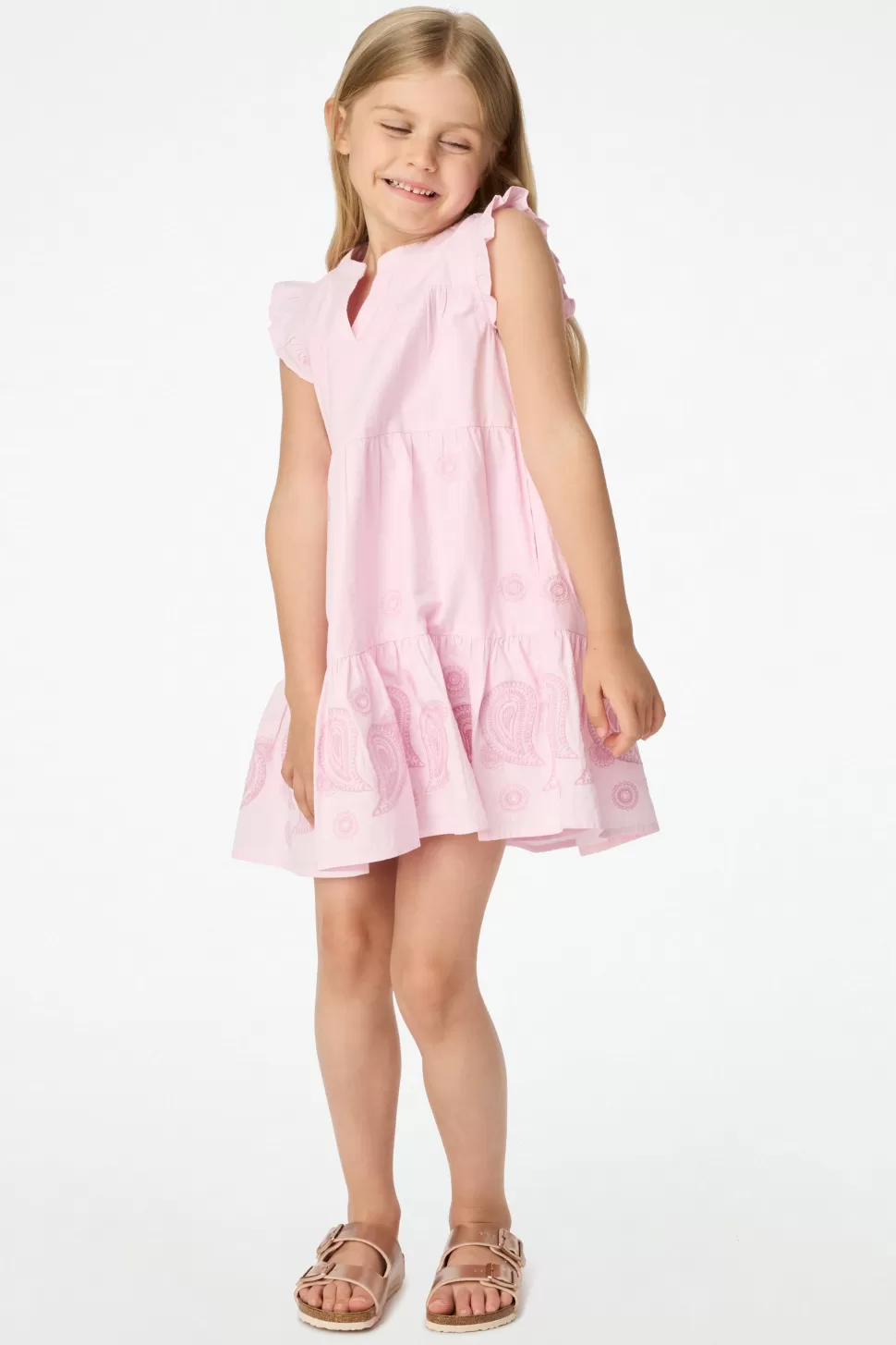 Roller Rabbit Kids Paisley Eyelet Patty Dress Pink Store