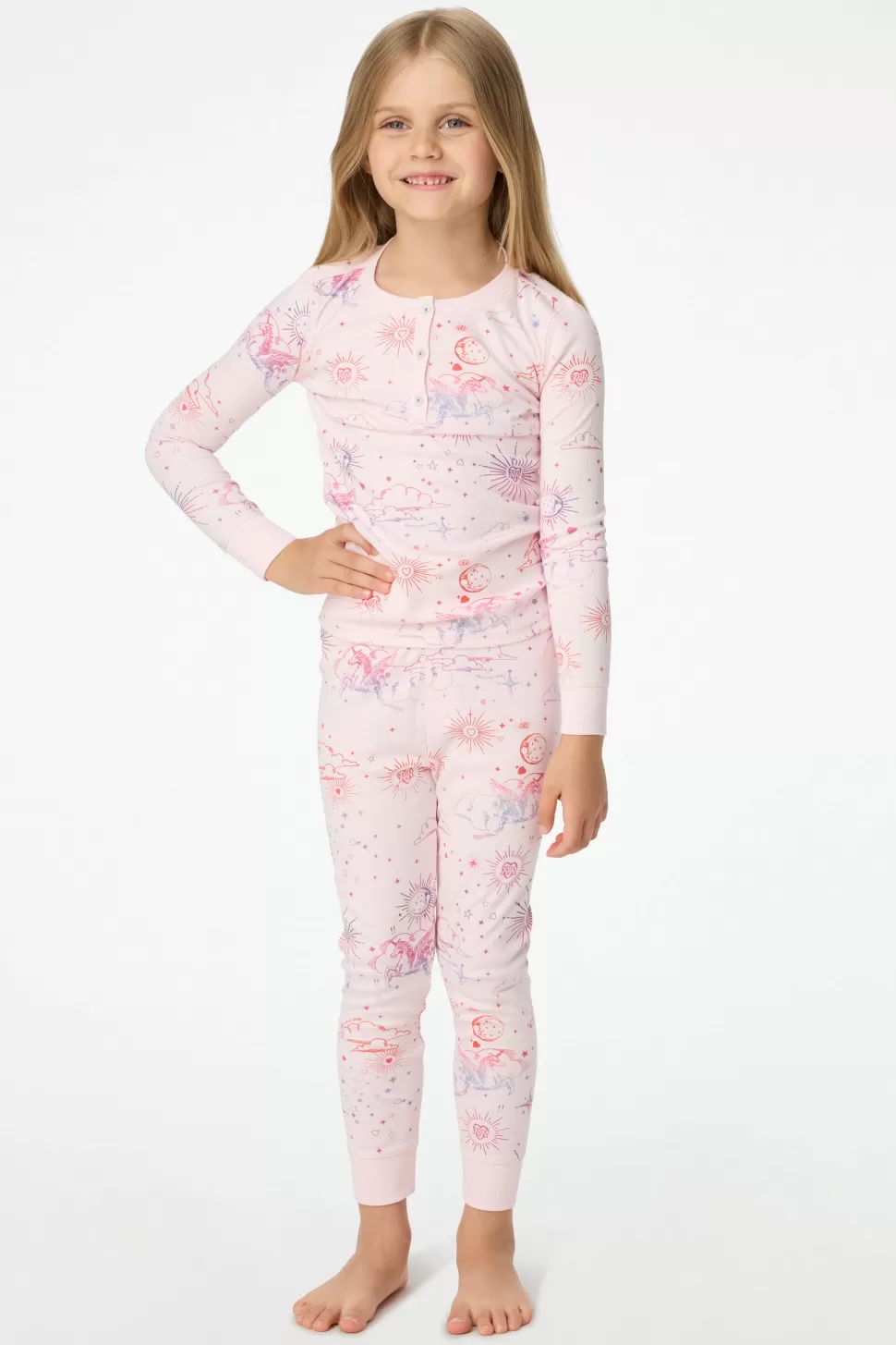 Roller Rabbit Kids Rainbow Fairytale Pajamas Pink Flash Sale