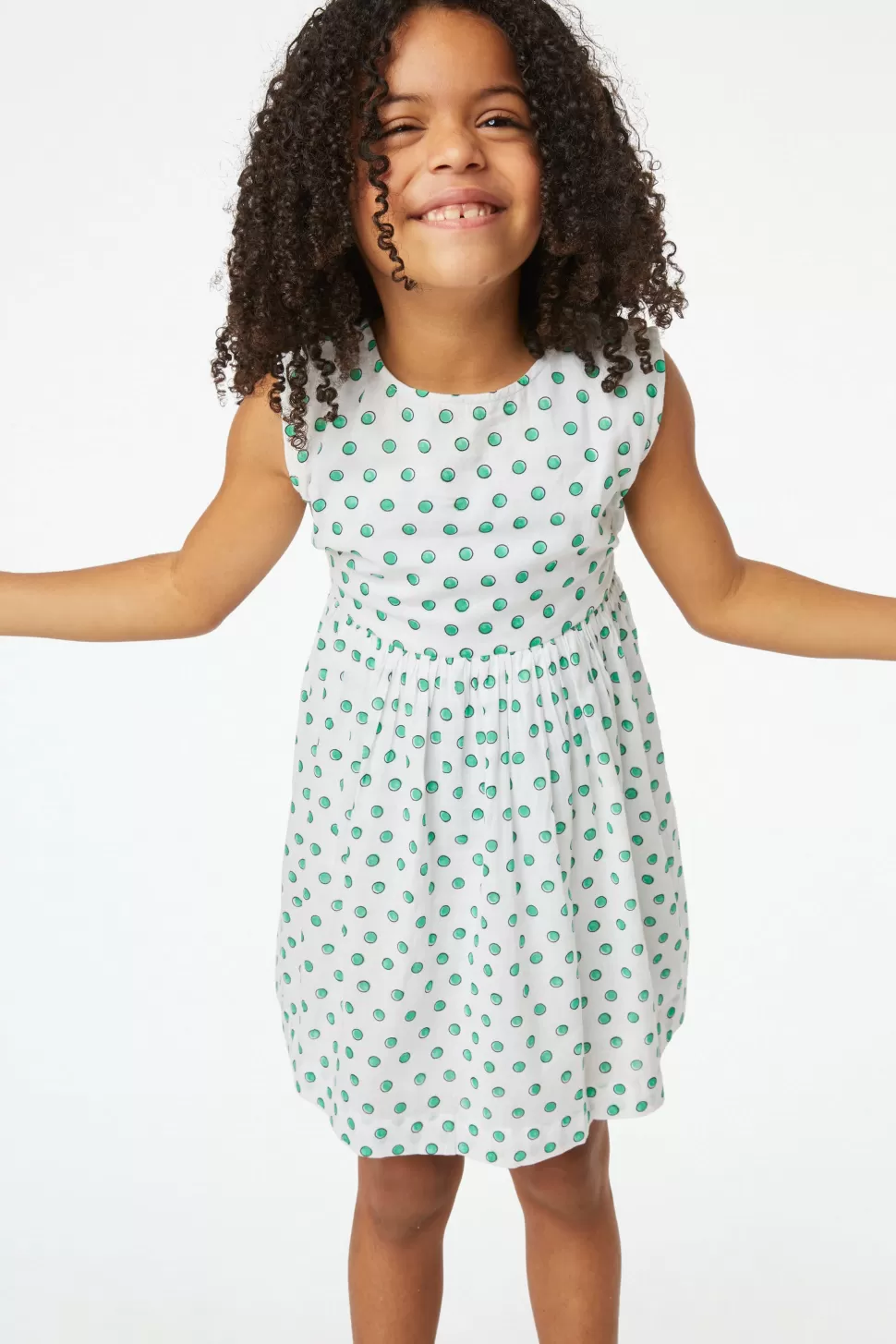 Roller Rabbit Kids Sanya Dot Chantal Dress Green Best