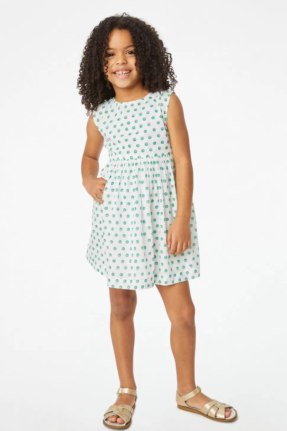 Roller Rabbit Kids Sanya Dot Chantal Dress Green Best