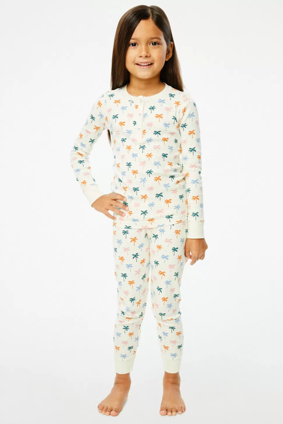 Roller Rabbit Mini Palms Kids Pajamas Yellow Flash Sale