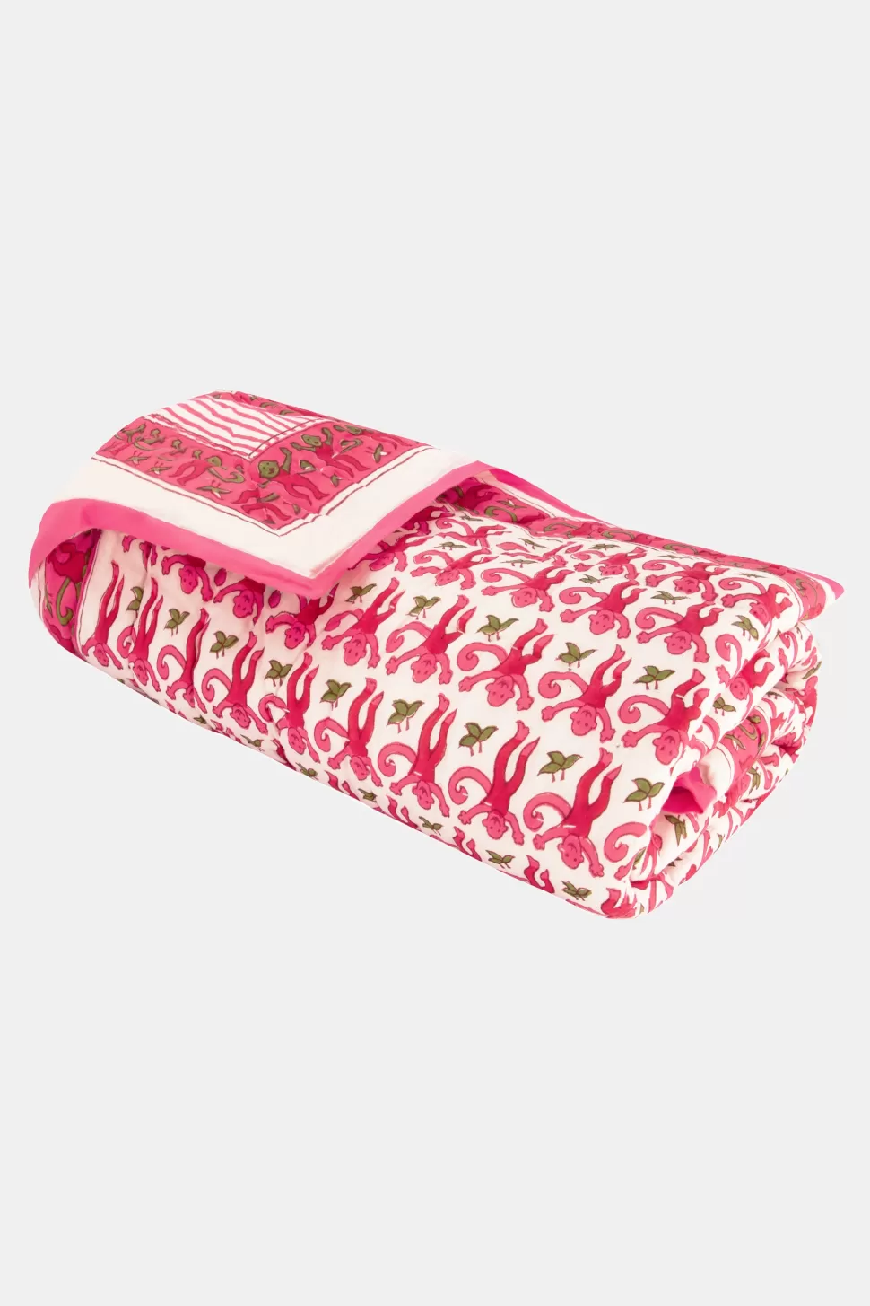 Roller Rabbit Monkey Baby Quilt Pink Flash Sale