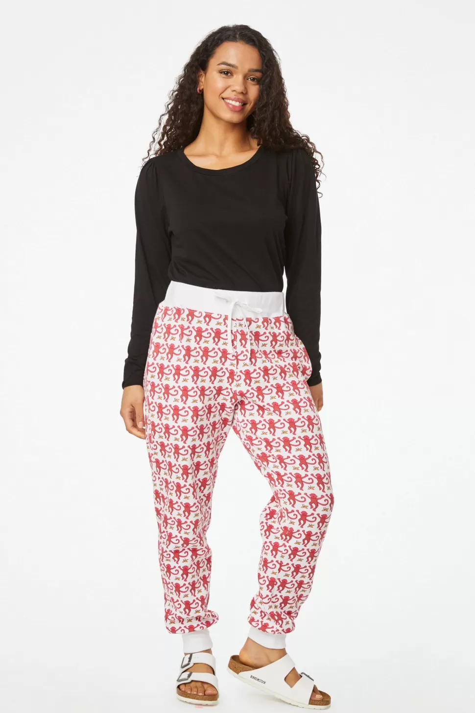 Roller Rabbit Monkey Classic Sweatpants Pink Discount