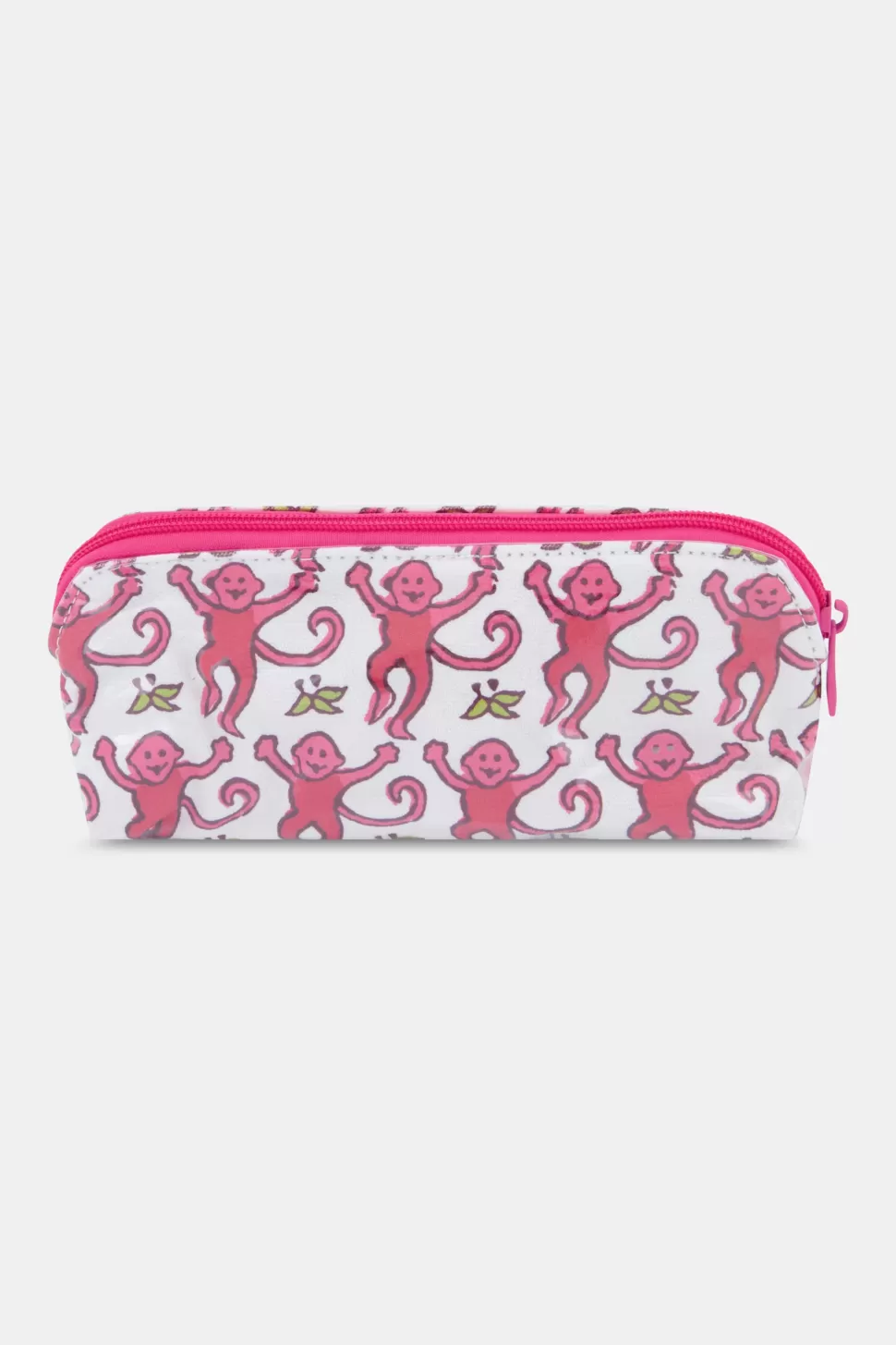 Roller Rabbit Monkey Makeup Bag Pink Fashion