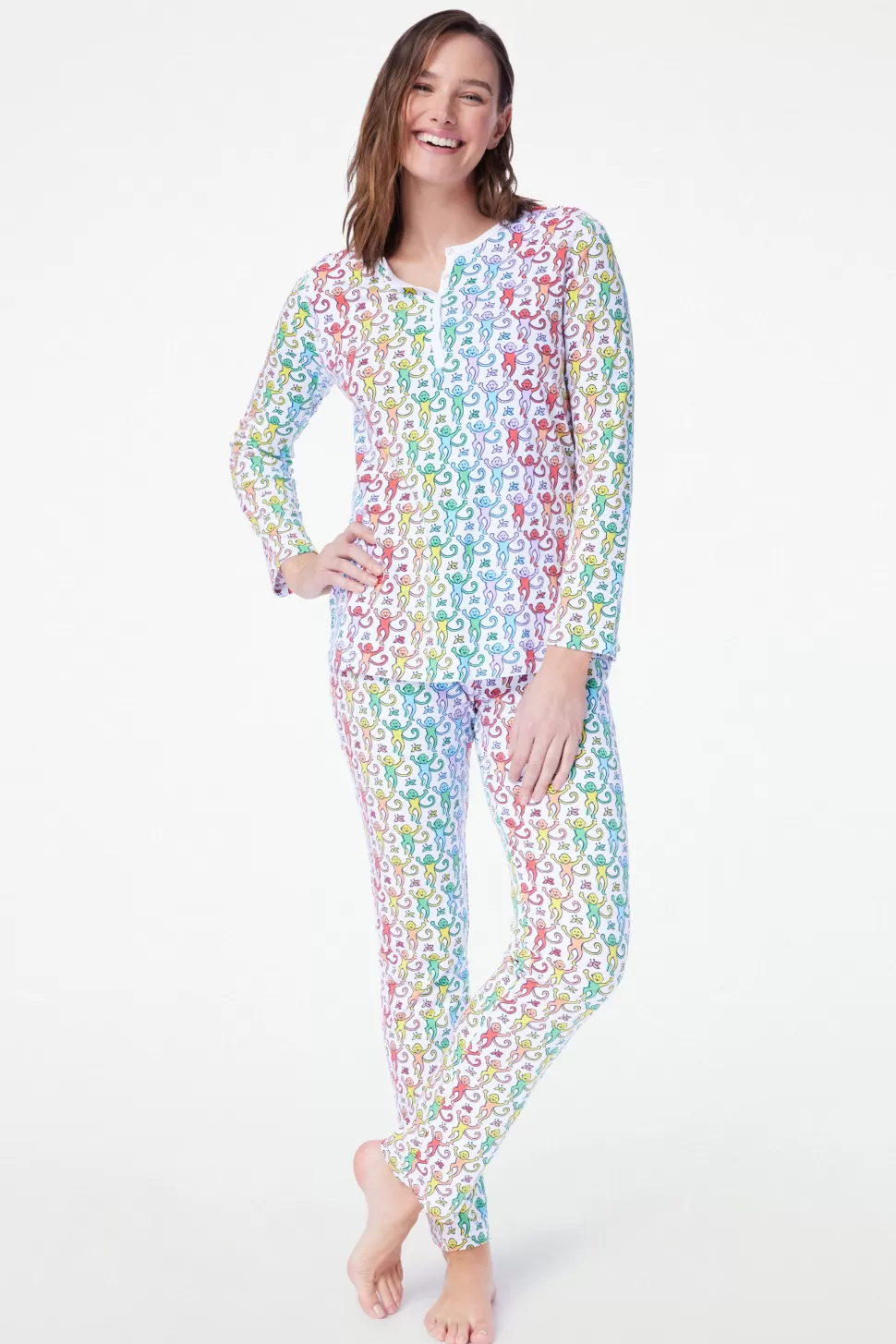 Roller Rabbit Monkey Pajamas Disco Flash Sale