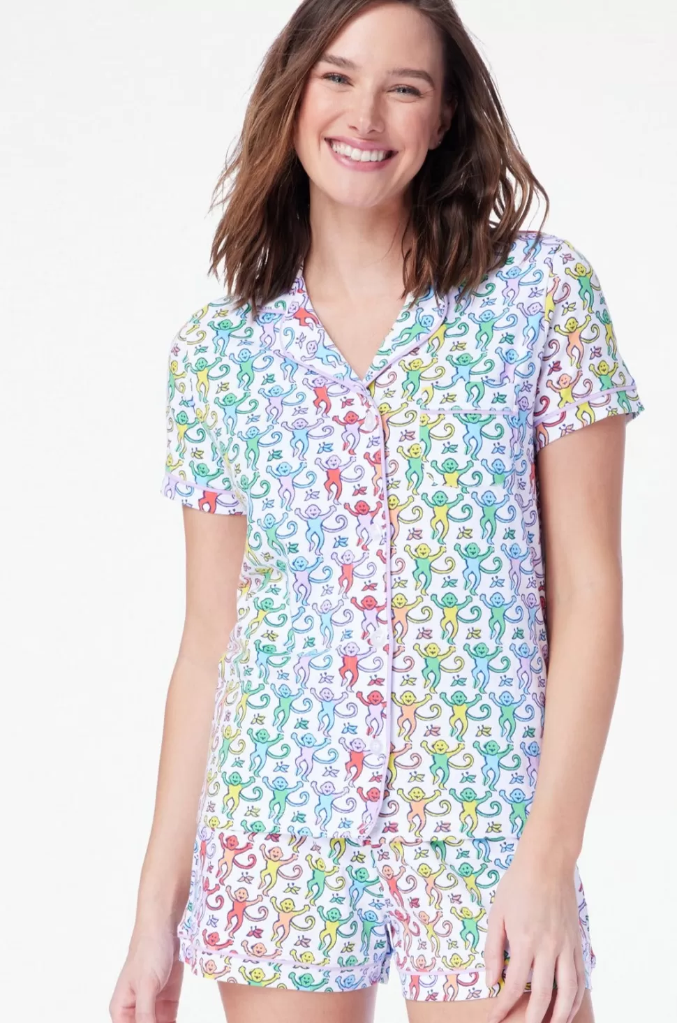 Roller Rabbit Monkey Polo Pajamas Disco Fashion