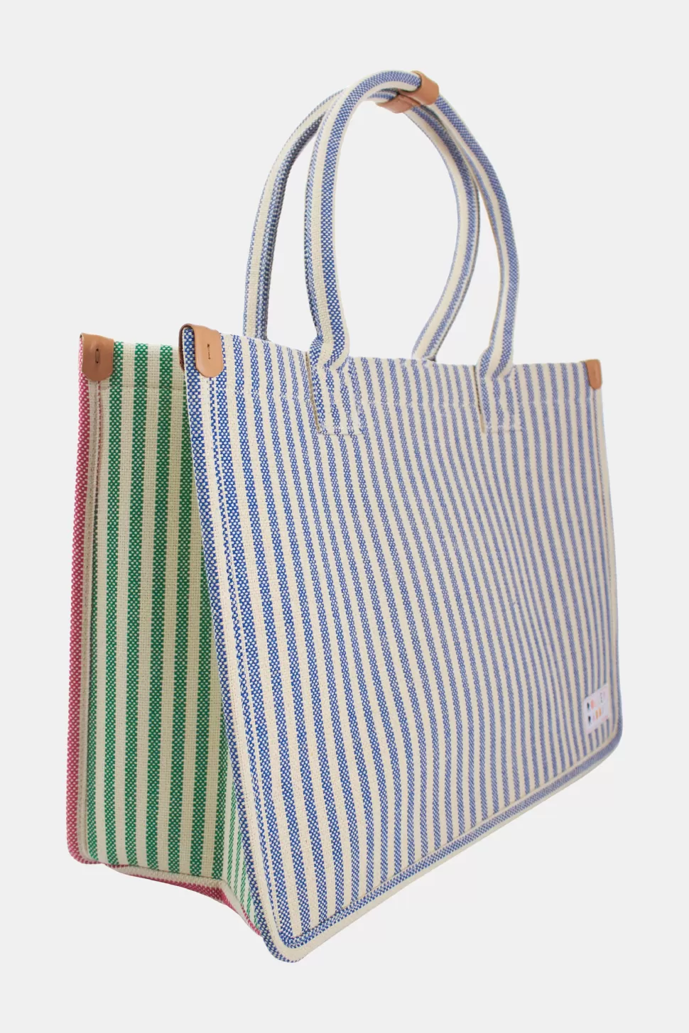 Roller Rabbit Stripe Book Tote Multi Discount