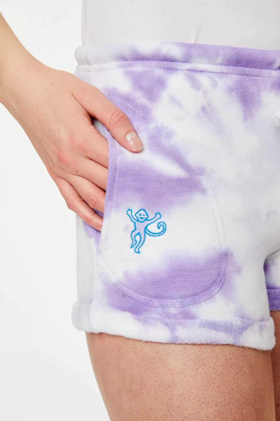 Roller Rabbit Tie Dye Monkey Sweatshorts Lavender Best Sale